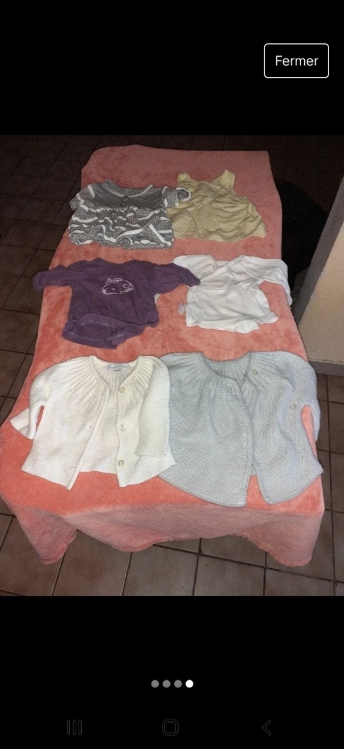 Lot de vêtements 0 mois - photo numéro 4