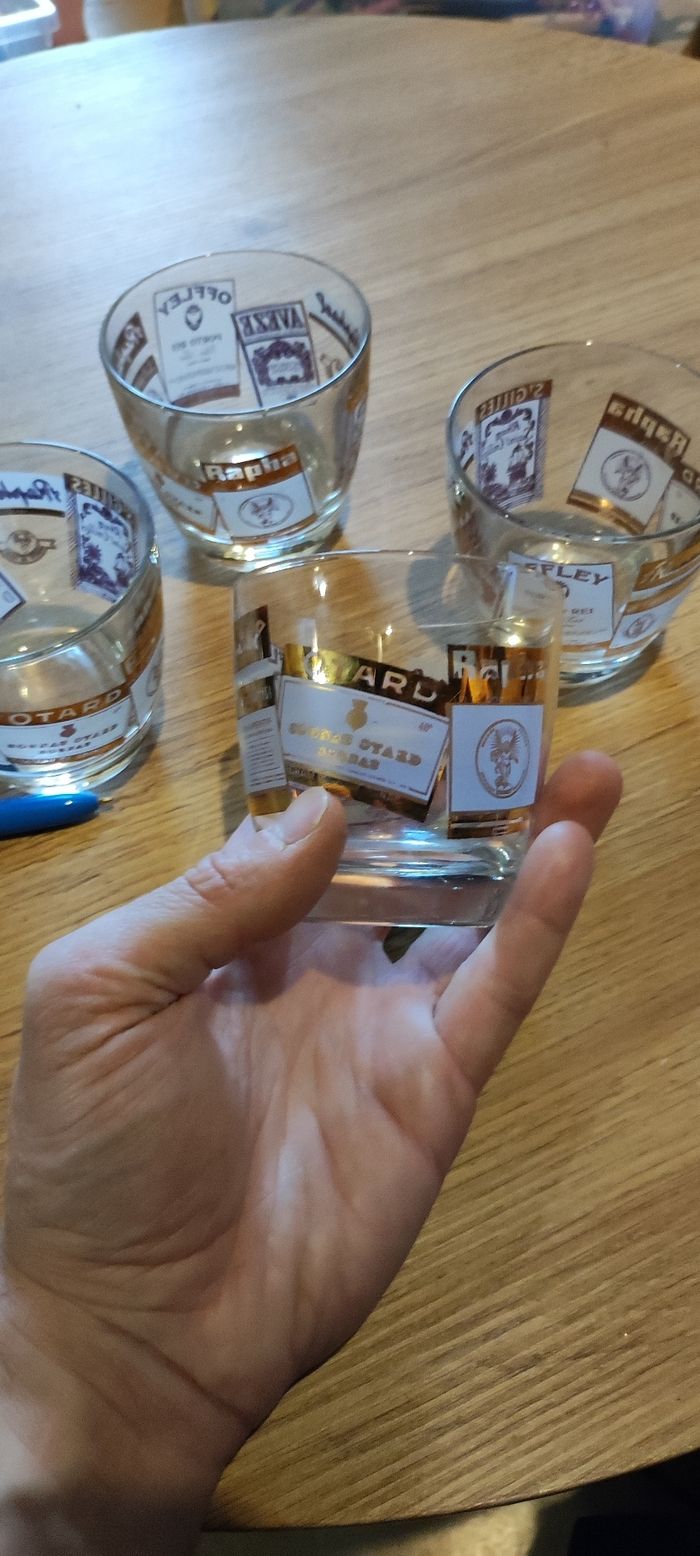 Lot de 4 verres à whisky - photo numéro 3