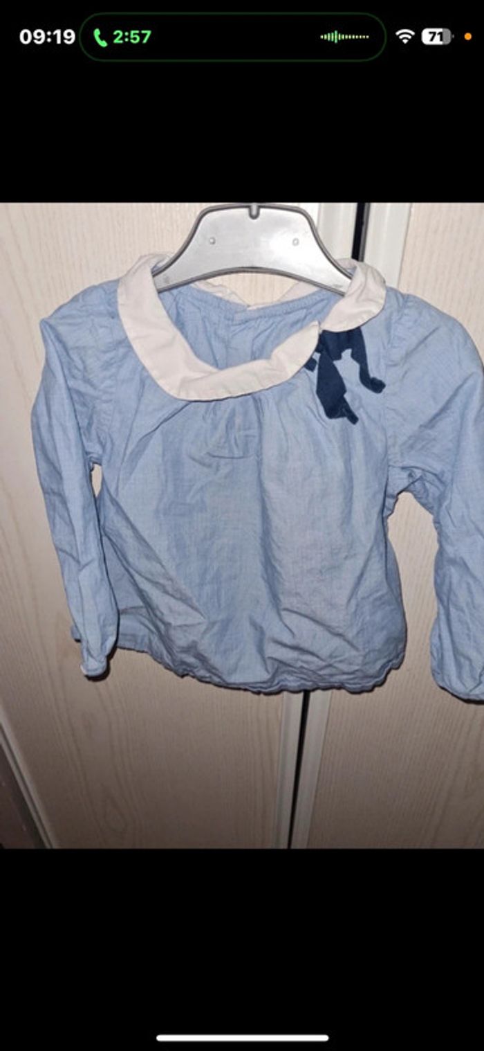 Blouse jacadi très bon état 18 mois