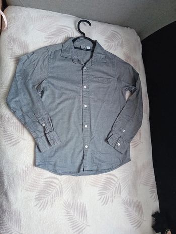 Chemise 10 ans / 140 cm  Grise Ido