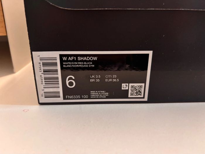 Nike Air Force 1 Shadow P.36,5 Neuves unisex - photo numéro 11