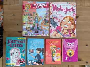 Lot 6 livres fille - Pré-ado