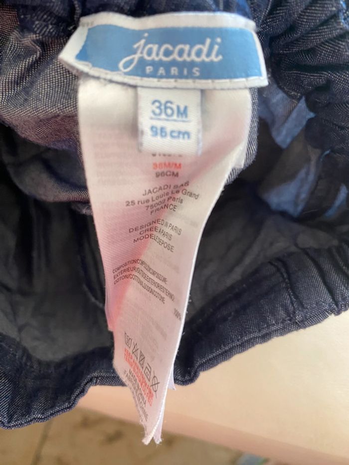Pantalon léger jeans marin 36 mois Jacadi - photo numéro 6