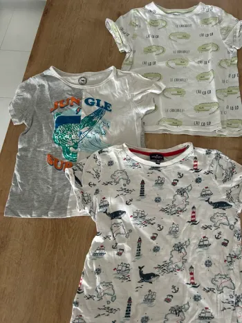 Lot de 3 t-shirt manches courtes
