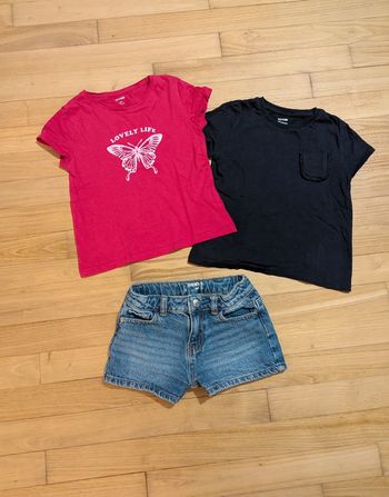 Lit 2 tee-shirts et short