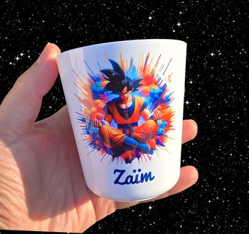 Verre gobelet incassable  personnalisé neuf dragon ball
