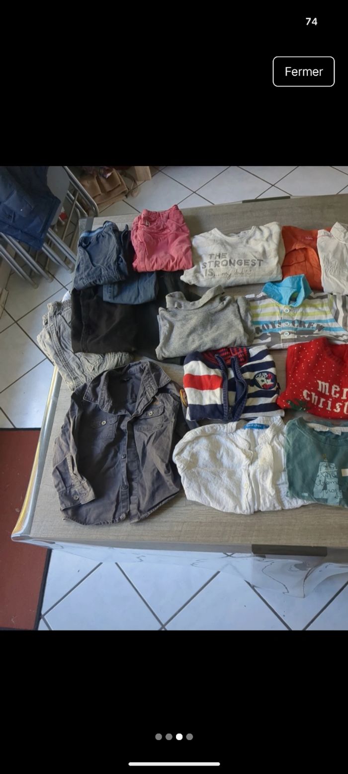 Lot vêtements garçon bébé - photo numéro 3