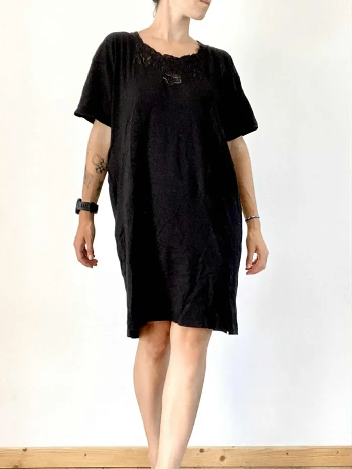 Chemise de nuit Noire