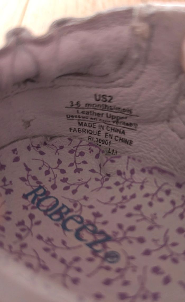 Chaussures vernis blanches cérémonie Robeez - Taille 3-6 mois - photo numéro 6