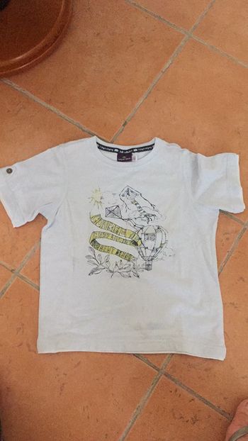 Teeshirt bleu ciel garçon T6 ans Sergent Major