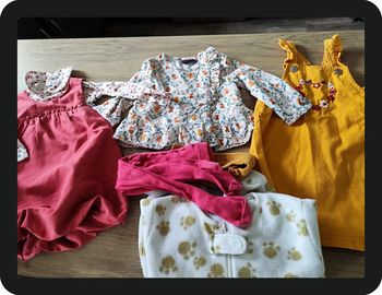 Lot de 6 vetements fille 18 mois