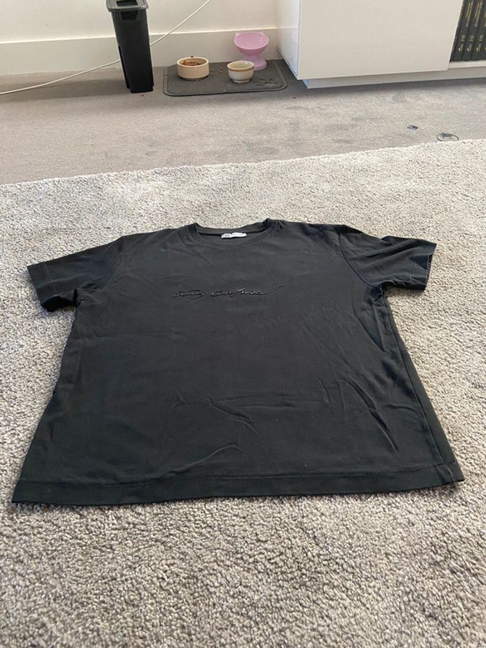 T-shirt noir Zara - photo numéro 5
