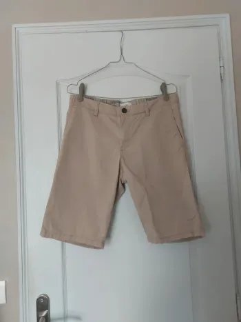 Bermuda homme beige taille 38