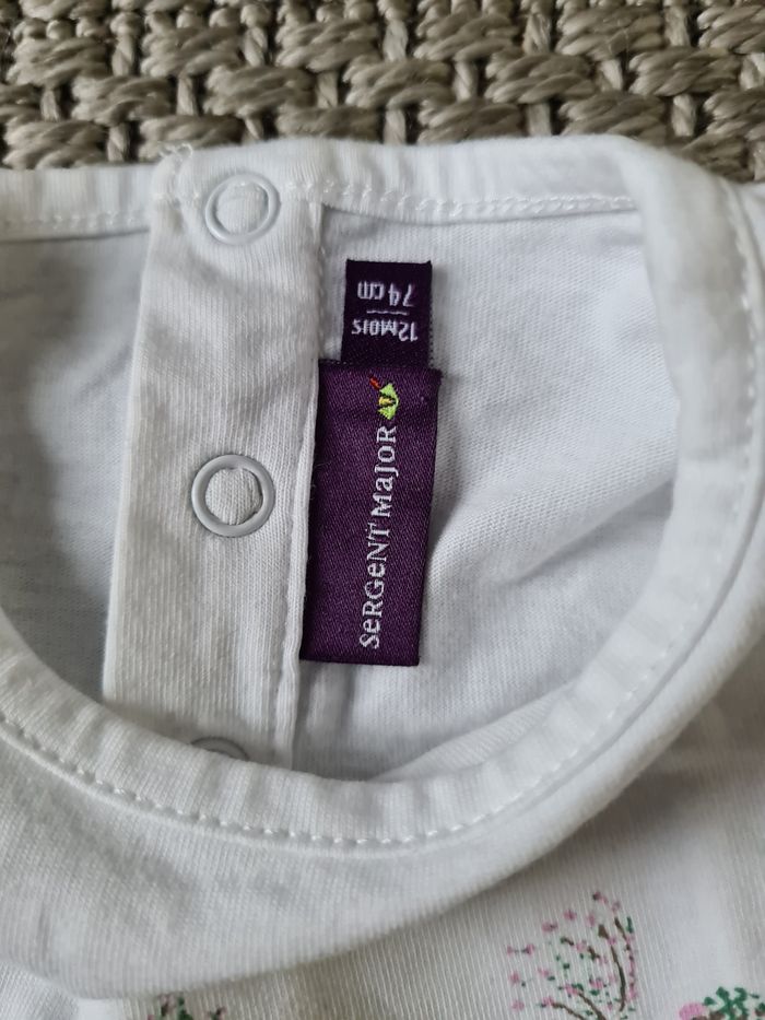 Ensemble "papillons et canard" bleu/blanc - 12 mois - photo numéro 10