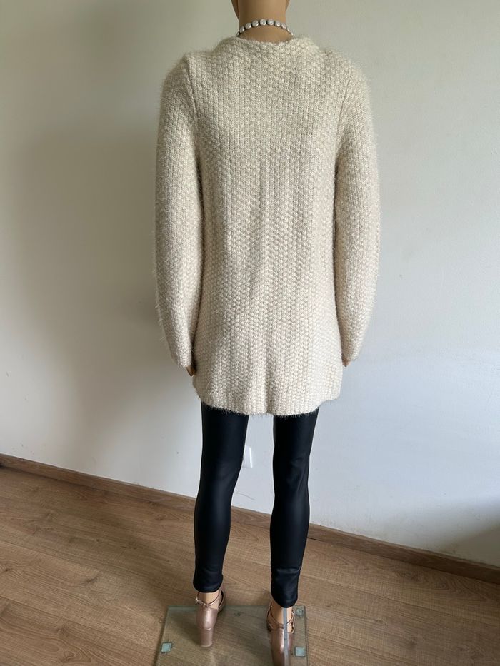 Cardigan beige tout doux neuf Morgan taille M (valeur 55€) - photo numéro 6