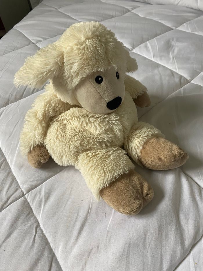 Peluche bouillotte mouton Warmies au Micro-ondes - photo numéro 1