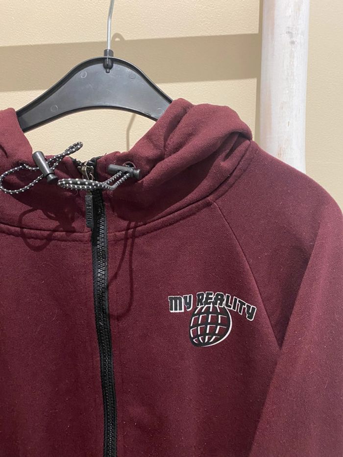 Gilet bordeaux - photo numéro 3