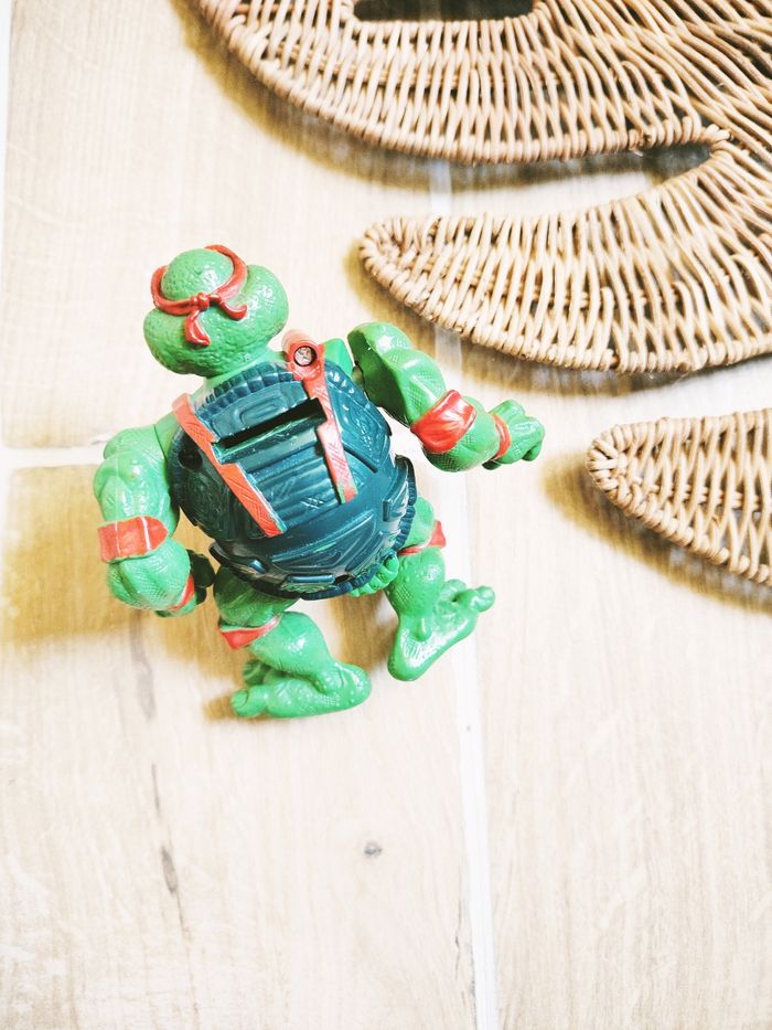 🐢Figurine Classic Pizza Tossin' Raphaël - Teenage Mutant Tortues ninja marque Playmates Toys - photo numéro 2