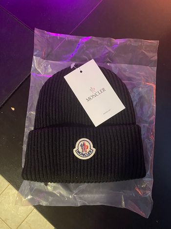 Bonnet moncler noir
