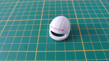 Casque Porsche référence 30630575 pièce détachée Playmobil #D54
