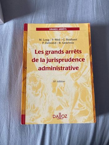 Les grands arrêts de la jurisprudence administrative