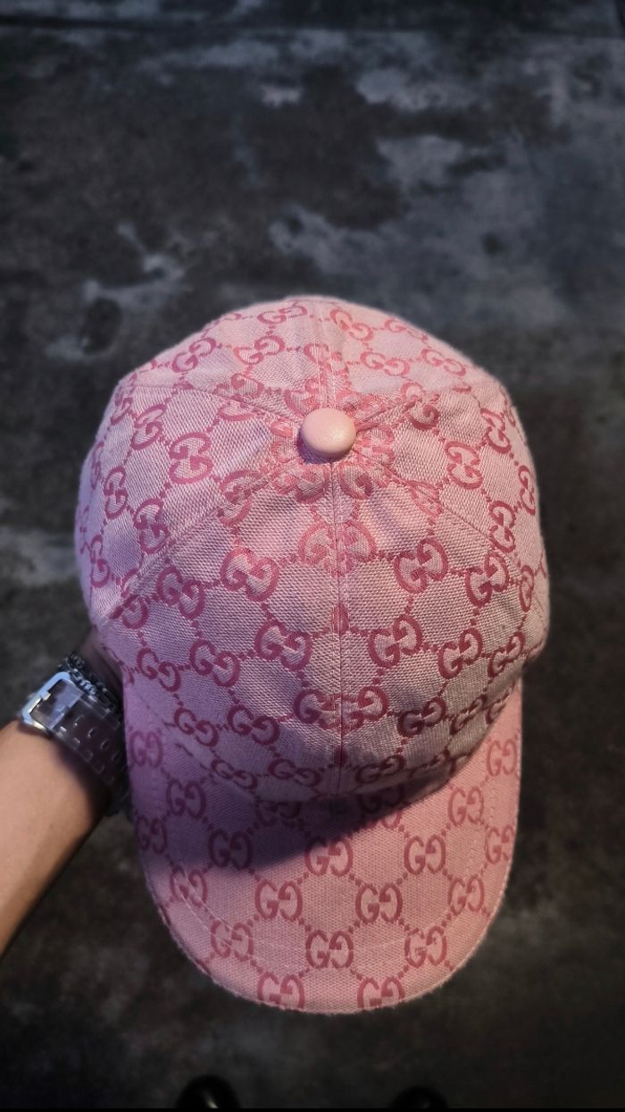 Casquette gucci rose - photo numéro 3