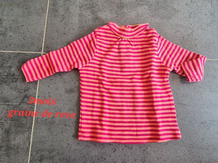 T-shirts manches longues 3 mois - photo numéro 2