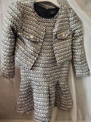 Ensemble 6 ans chicaprie boléro et robe tunique 