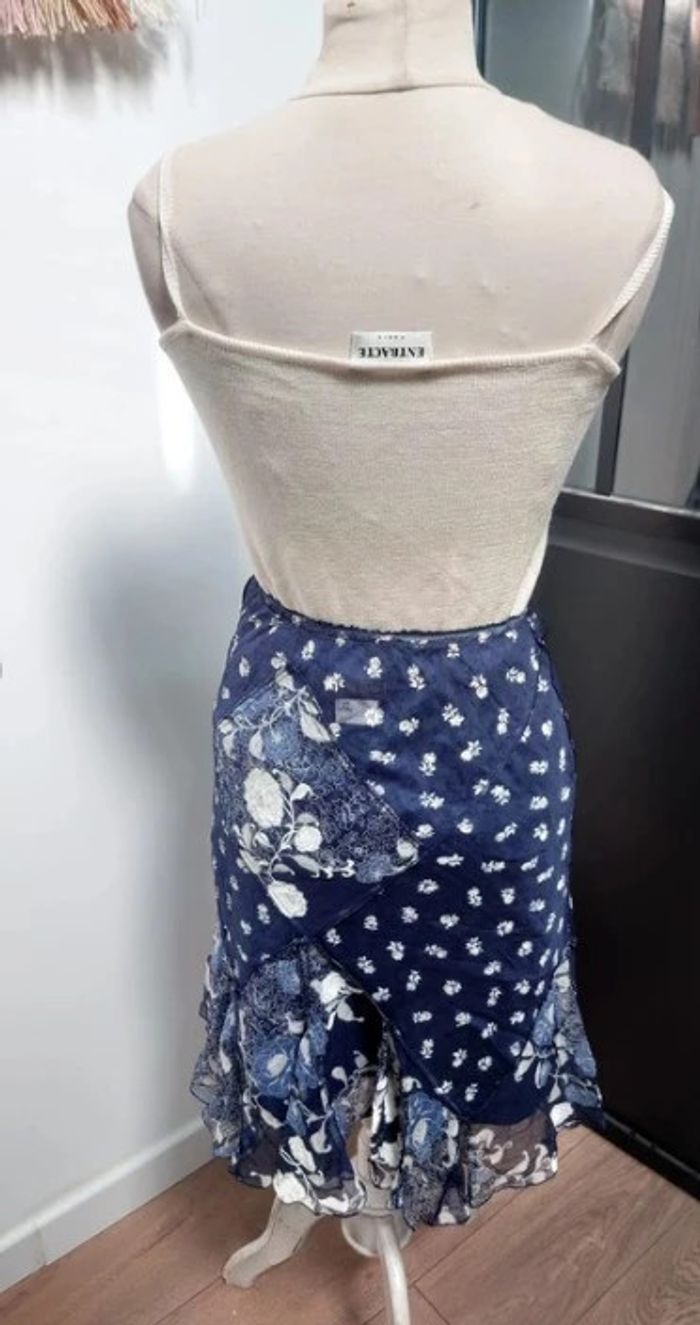 Ensemble jupe et veste d'été en soie t 40-42 - photo numéro 7