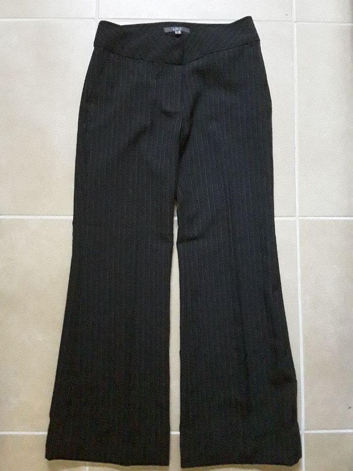 Pantalon habillé noir à pli JENNYFER 38 en TBE