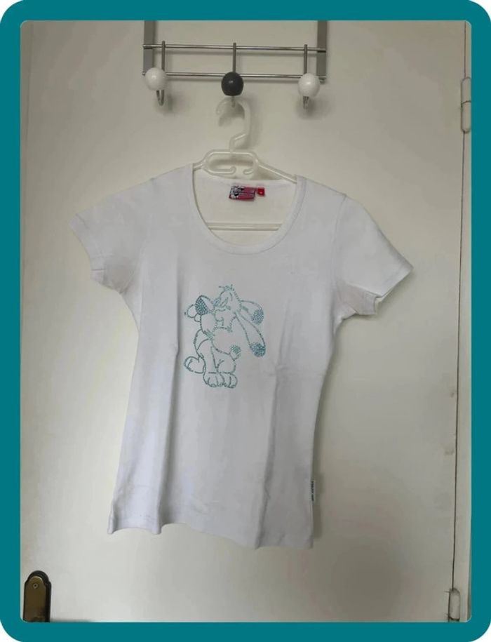 T-shirt blanc idefix