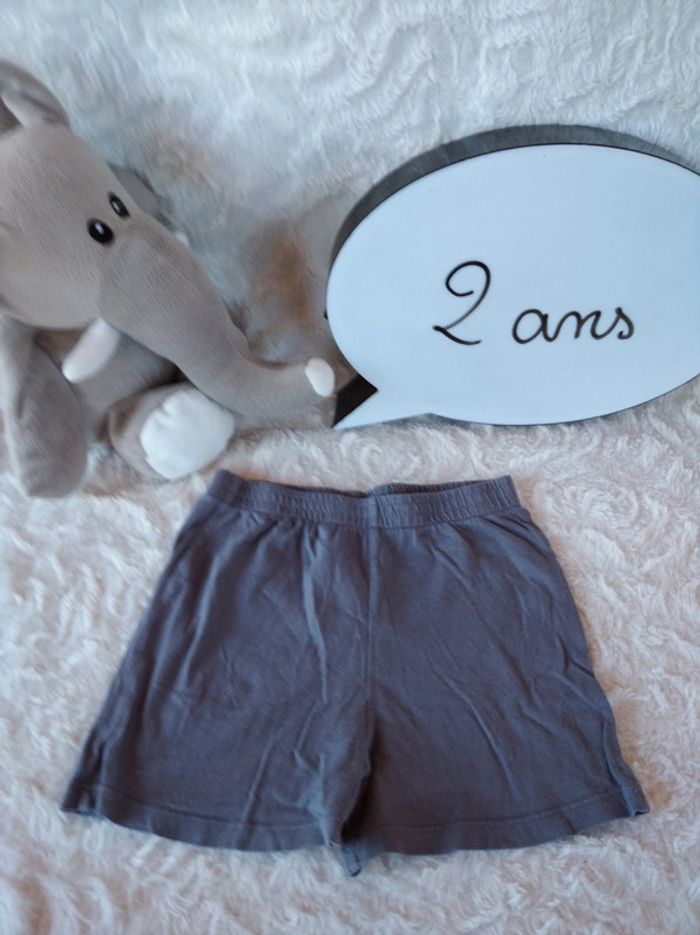 Short Garçon 24 mois 100% coton Domyos