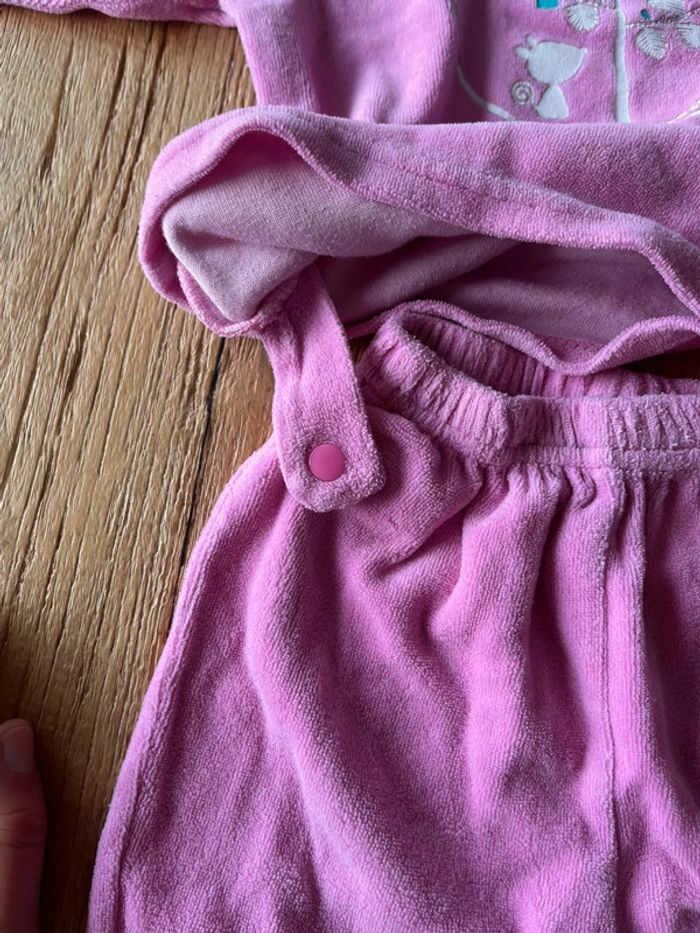 Pyjama 2 pièces rose 12 mois - photo numéro 5