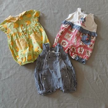 Lot combishort 6 mois