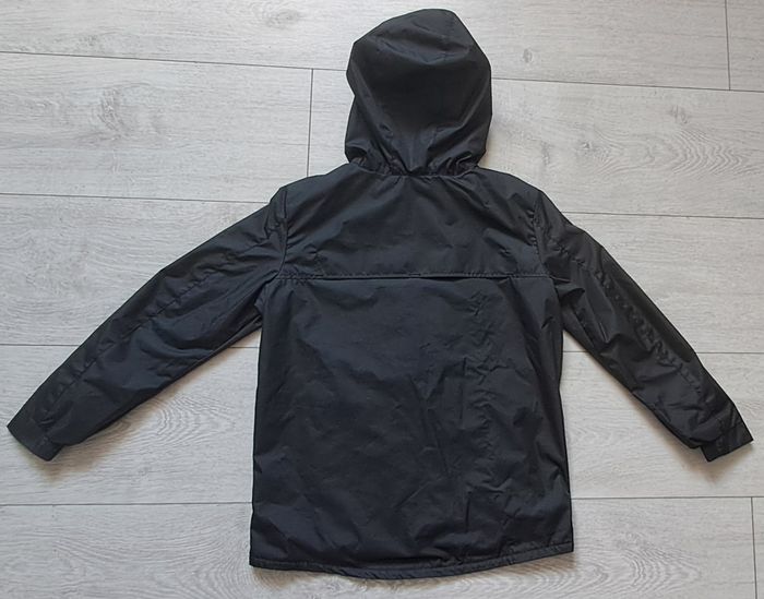 Veste coupe vent noire Kipsta enfants taille 5-6ans - photo numéro 3