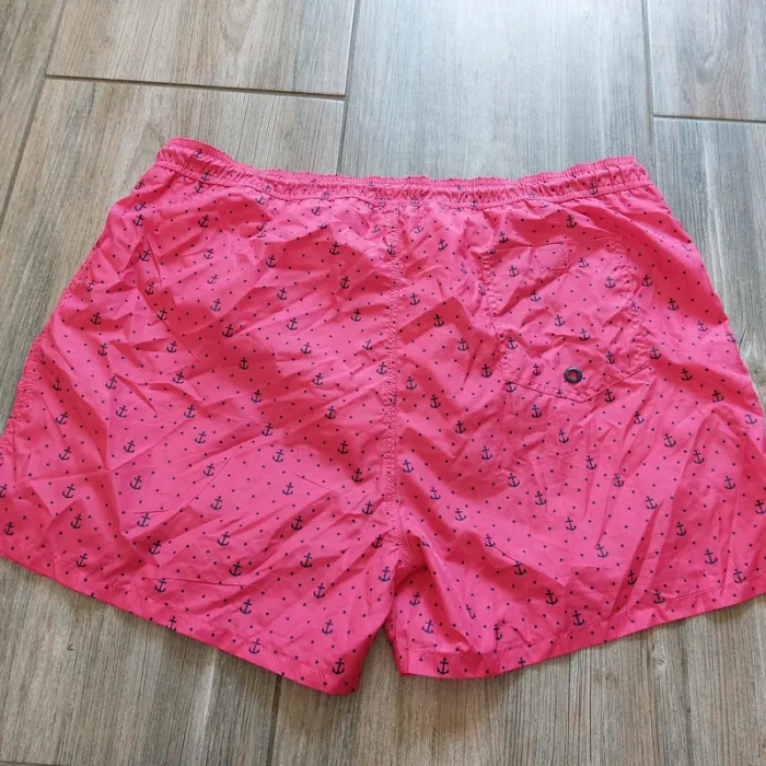 Short de bain Fresh taille XXL rose avec ancre marine - photo numéro 6