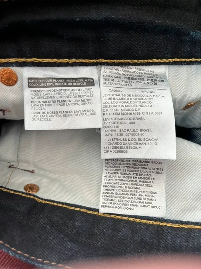 Jeans Levi's homme 501 taille 40 W31L34 - photo numéro 7