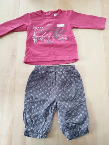Ensemble bébé fille 3 mois pull alphabet pantalon mexx