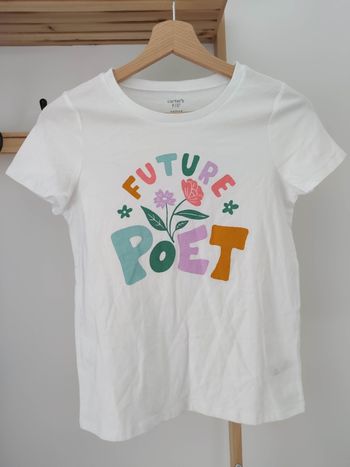 T-shirt fille Carter's kid taille 14 ans blanc