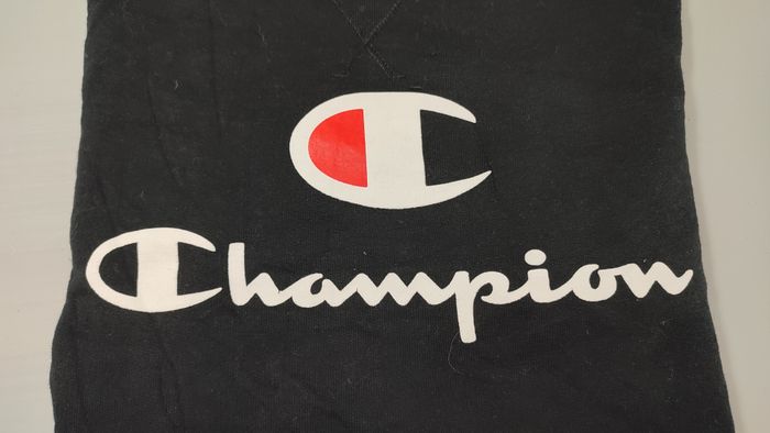 Vêtement Homme Sweatshirts Sweats pull noir Champion taille M S #Retrostreet - photo numéro 2