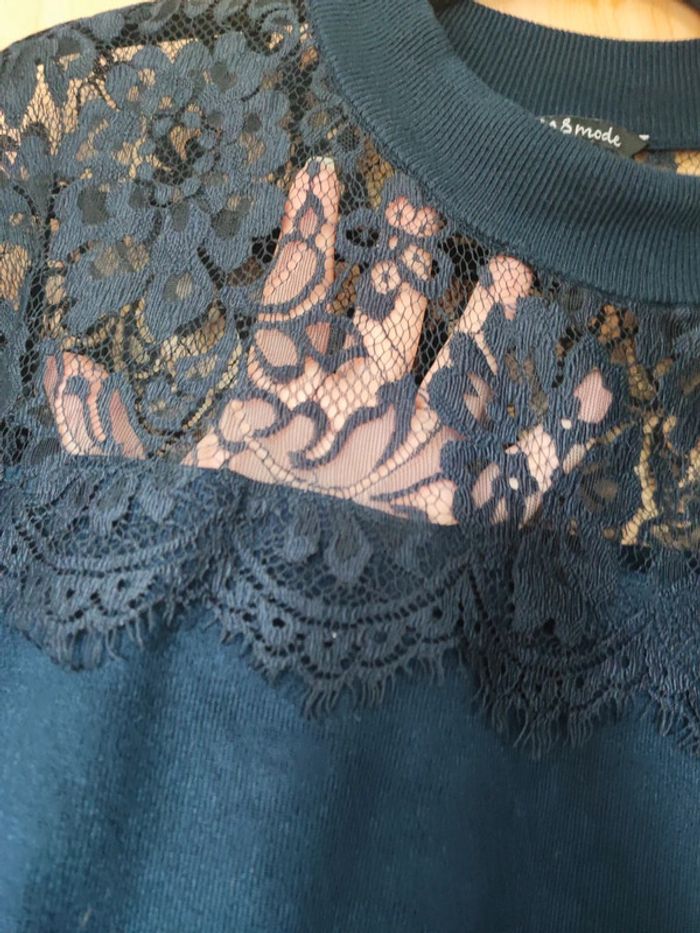 Pull ms mode avec dentelle - photo numéro 6