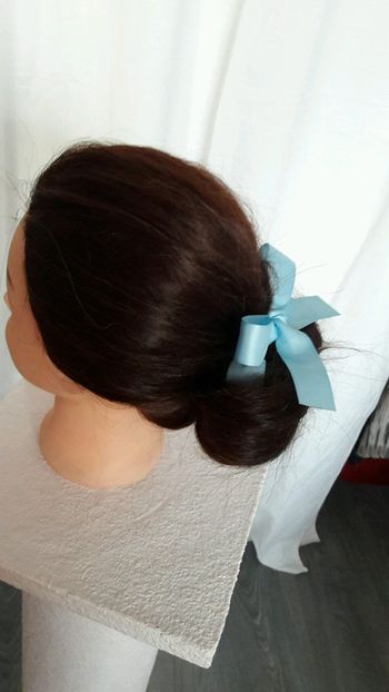 Ruban et chouchou pour chignon