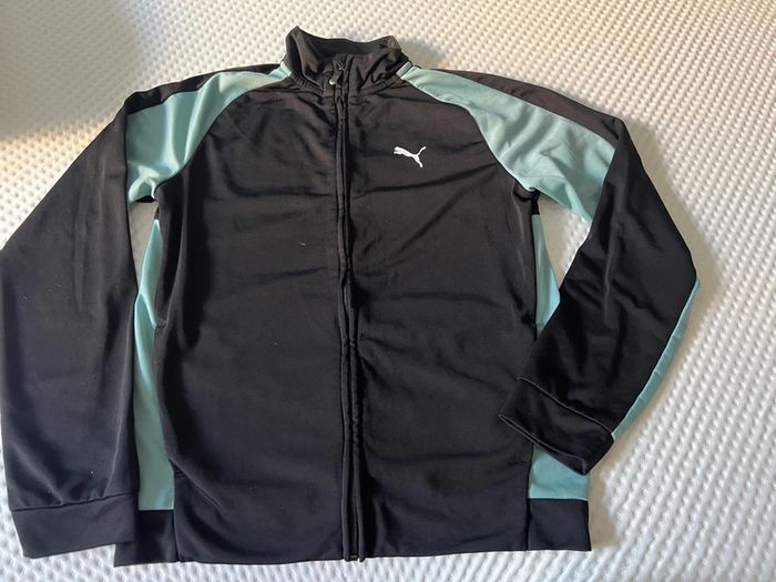Gilet puma noir et bleu