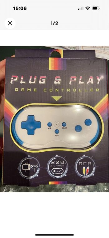 Manette avec jeux intégrés