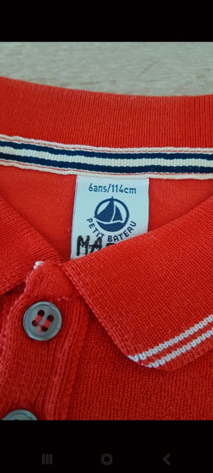 Polo Petit Bateau 6 ans - photo numéro 3