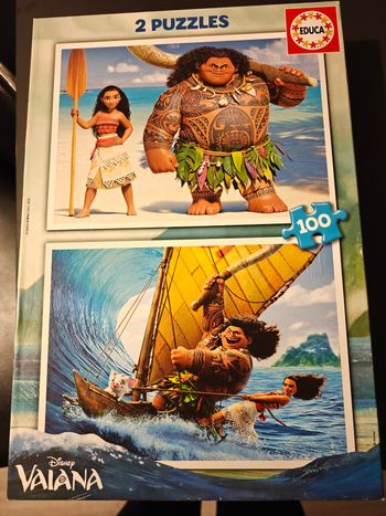 2 Puzzles vaiana 100 pièces