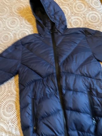 Doudoune bleue marine