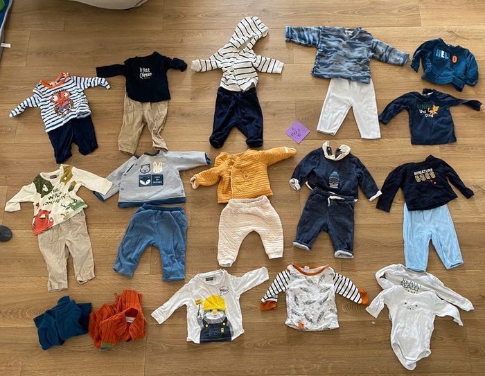 Lot vêtements hiver bébé 6 mois