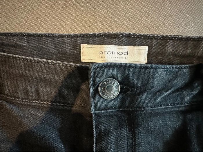Short en jean noir Promod T44 - photo numéro 4