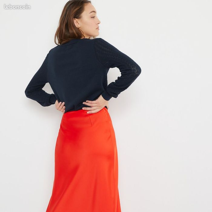 Cardigan en maille pointelle - LA REDOUTE COLLECTIONS - taille XL - photo numéro 5